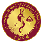 Logo Recognizing Bayshore Podiatry Center's affiliation with American Board of Podiatric Medicine