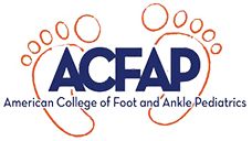 Logo Recognizing Bayshore Podiatry Center's affiliation with American College of Foot and Ankle Pediatrics